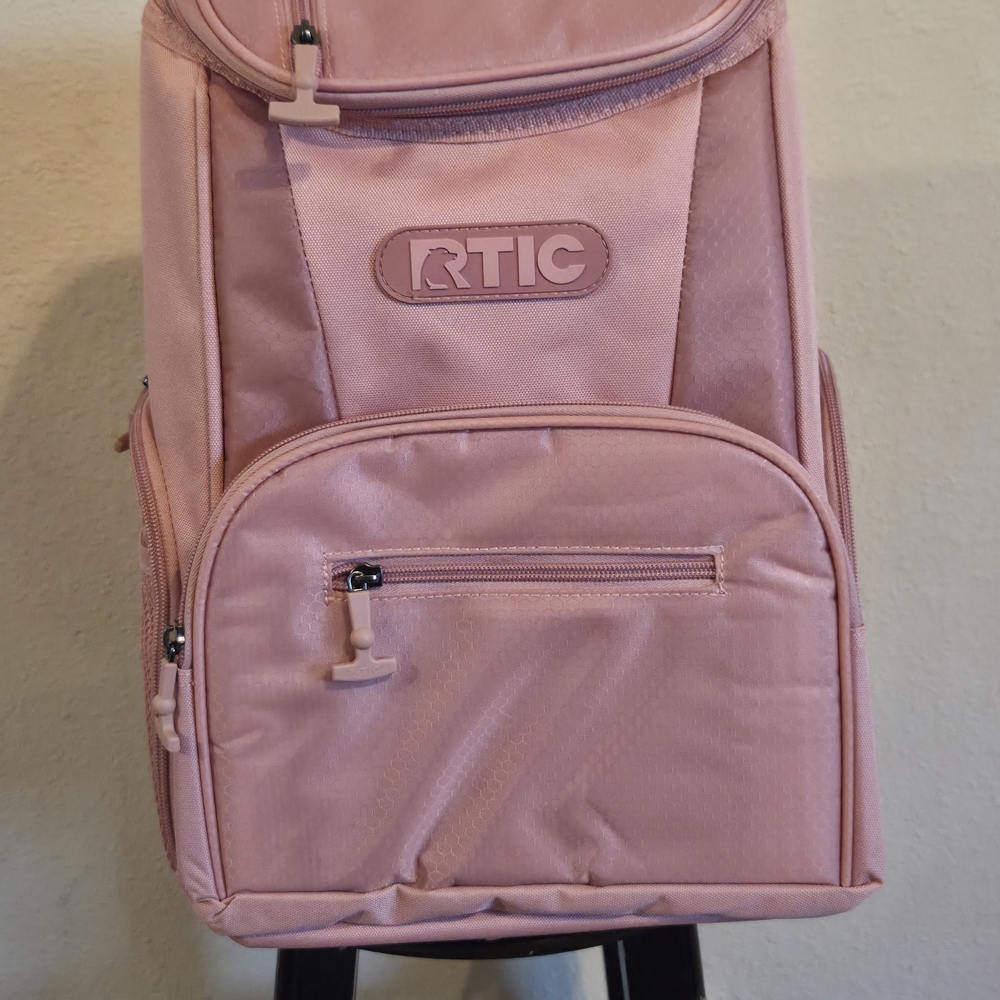 RTIC Lightweight Pink Backpack 15 Can